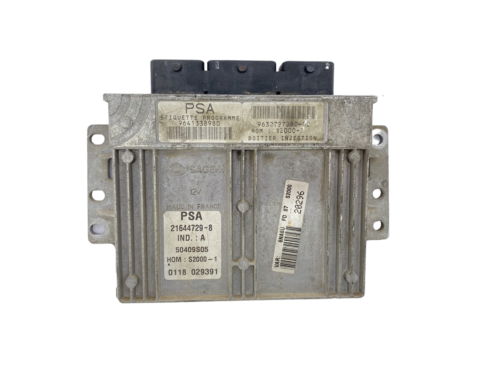 Steuergerät PSA 9641338980 9632727280-02 Sagem 59722 main product photo