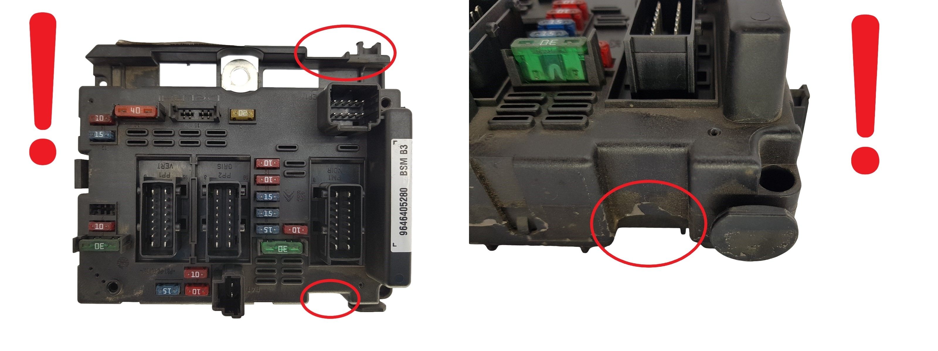 Steuergerät BSM B3 9646405280 PSA Delphi 1376 main product photo