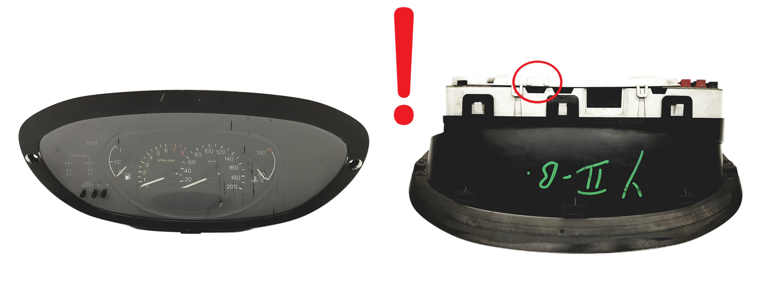 Tacho Kombiinstrument Lancia Ypsilon 06061350030C 59280 main product photo
