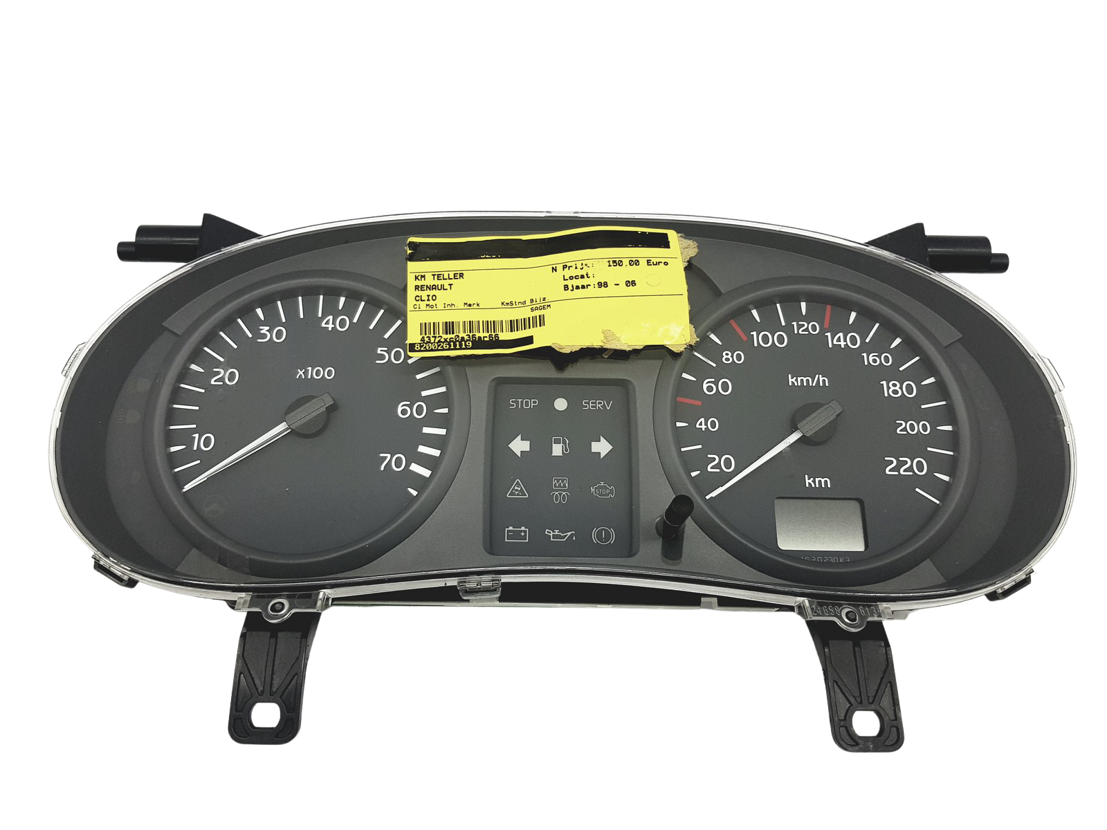 Tacho Kombiinstrument Renault Clio 2 8200261119 49054 main product photo