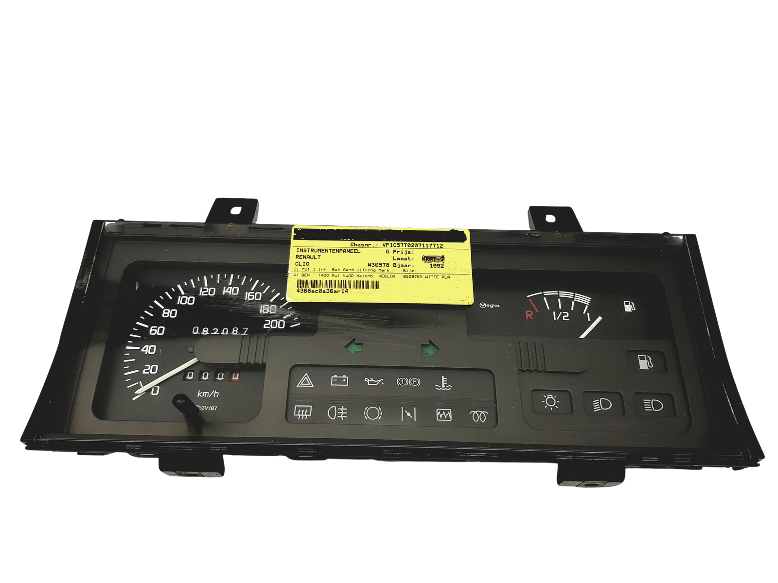 Tacho Kombiinstrument Renault Clio 1 7700806692 49844 main product photo