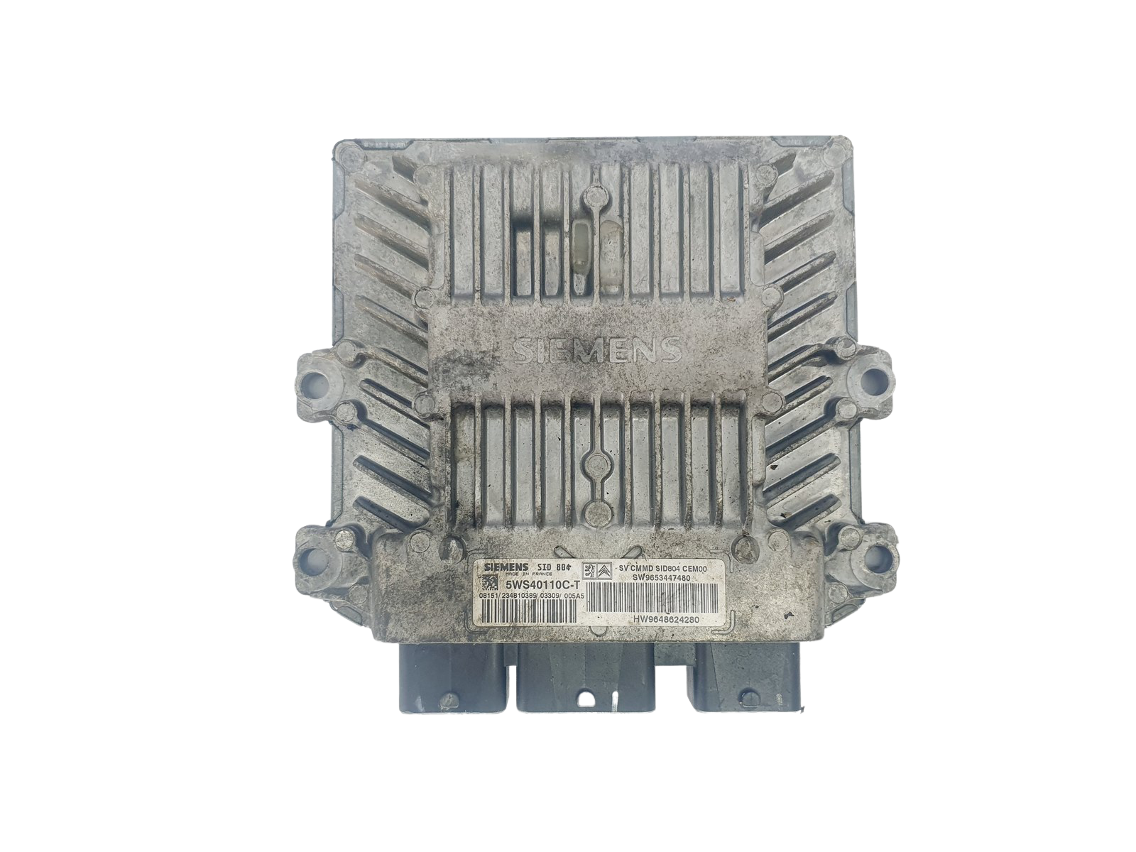 Steuergerät 9653447480 9648624280 5WS40110C-T PSA Siemens 39311 main product photo