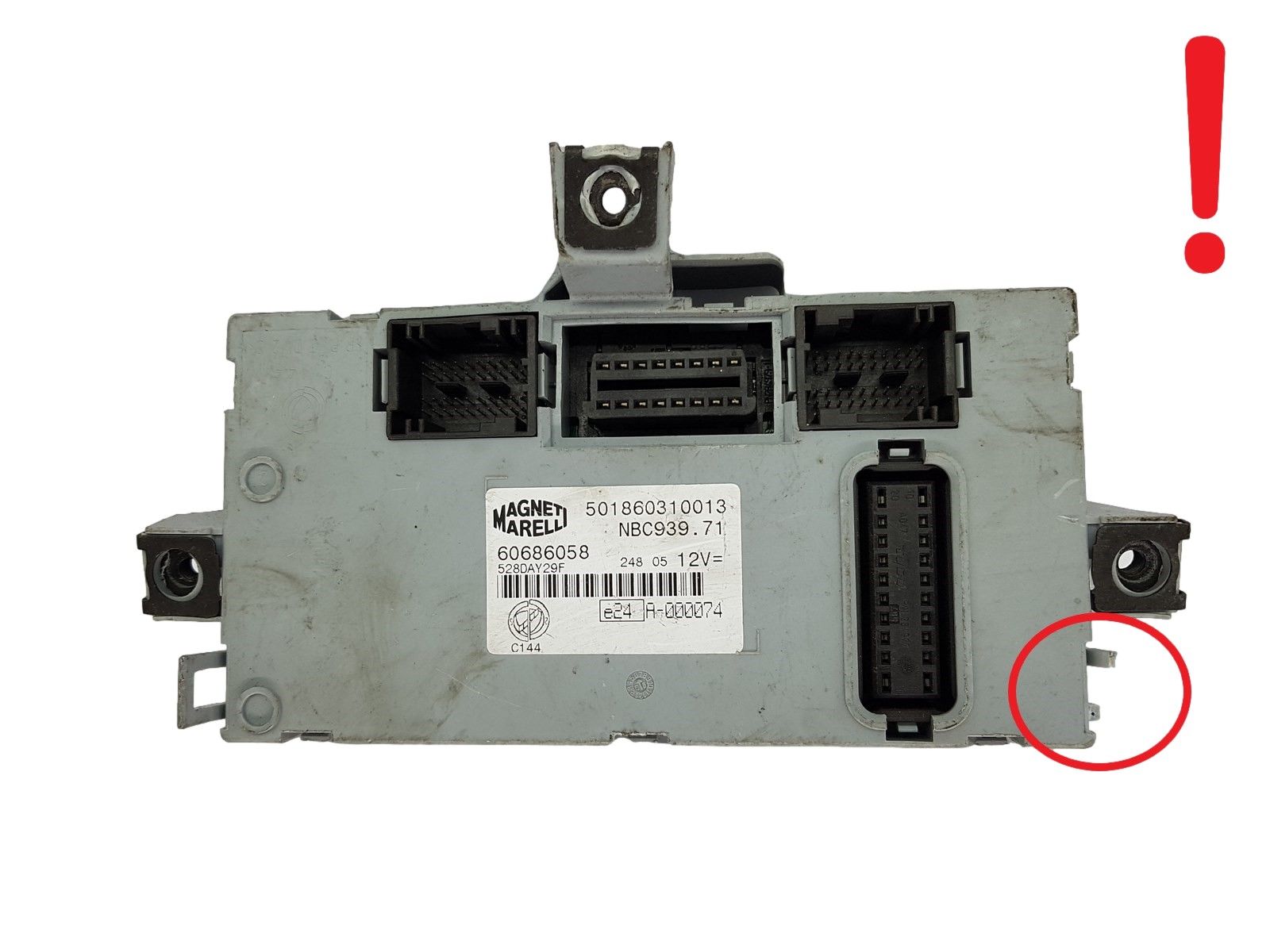 Steuergerät BSI Alfa Romeo 60686058 501860310013 Magneti Marelli main product photo