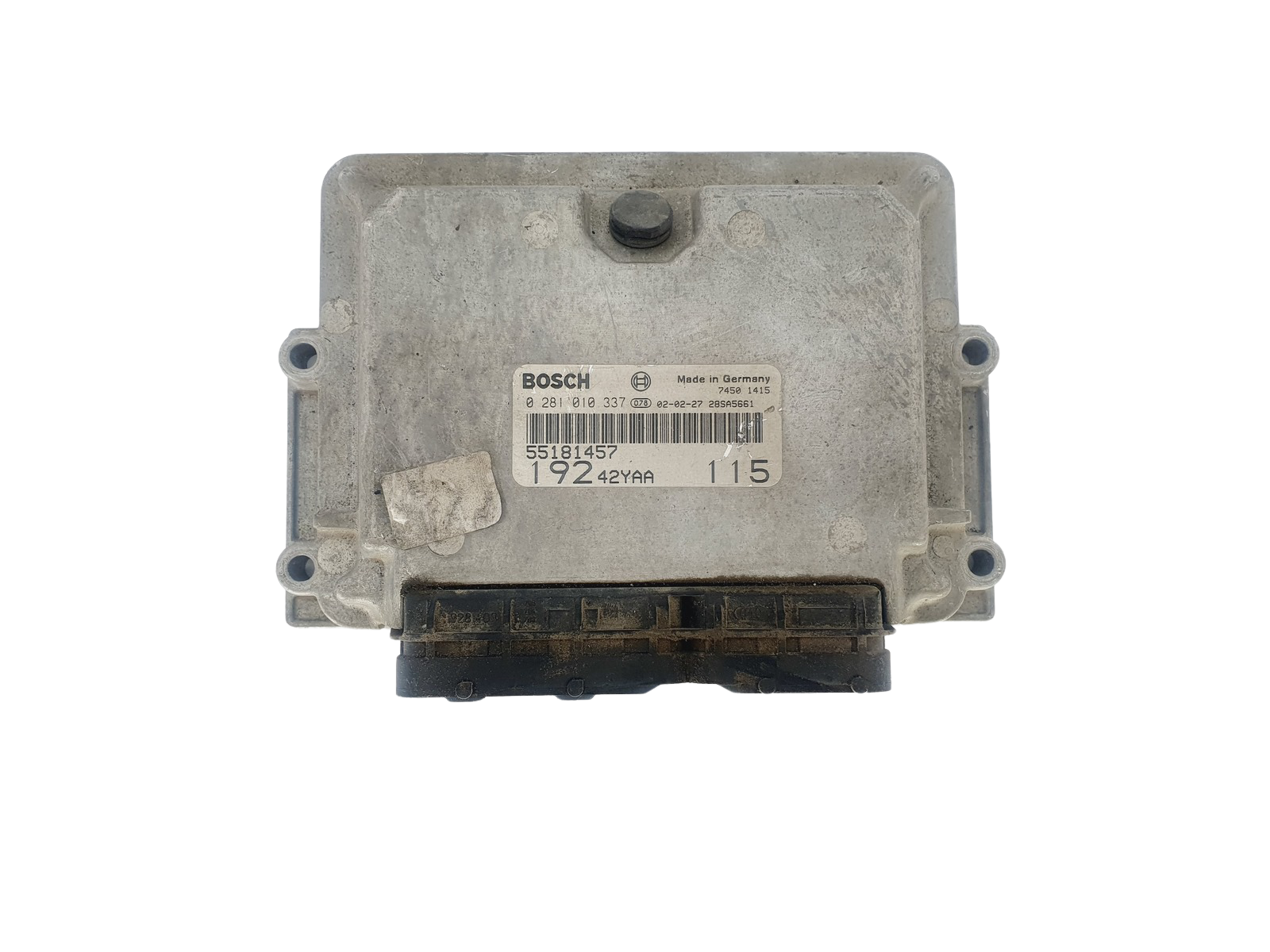 Steuergerät 55181457 0281010337 Fiat Bosch 39016 main product photo