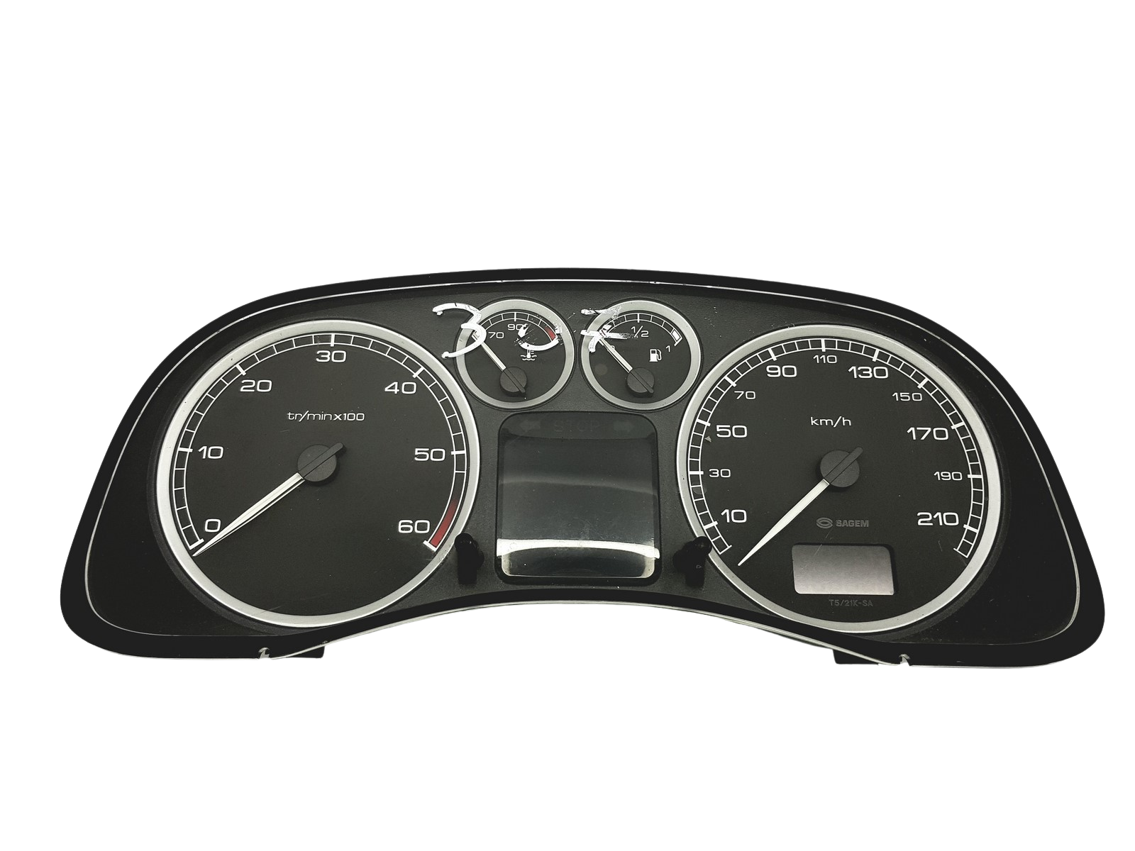 Tacho Kombiinstrument Peugeot 307 9646742480 0R00 Sagem 59155 main product photo