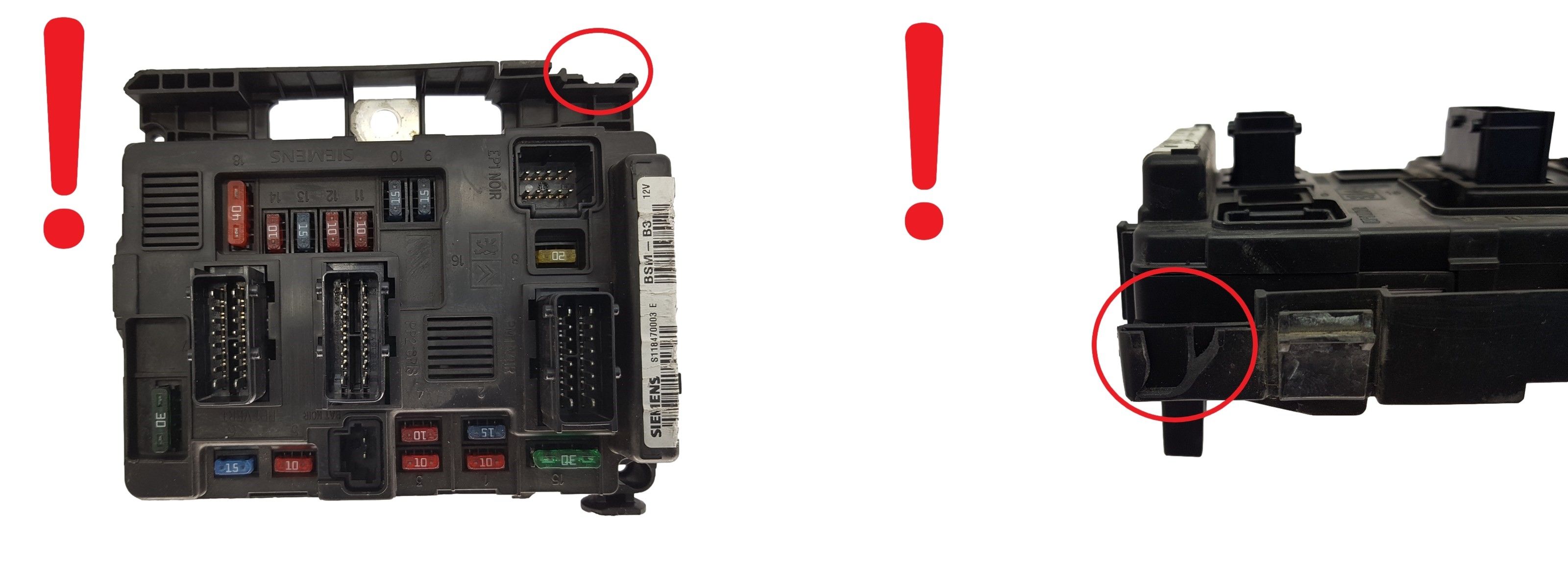 Steuergerät BSM-B3 9643498880 S118470003E PSA Siemens 2191 main product photo