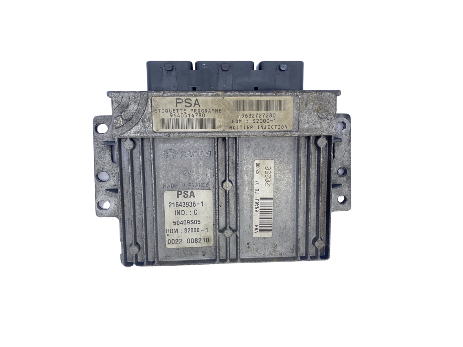 Steuergerät 9640514780 9632727280 21643936-1 PSA Sagem 59641 main product photo