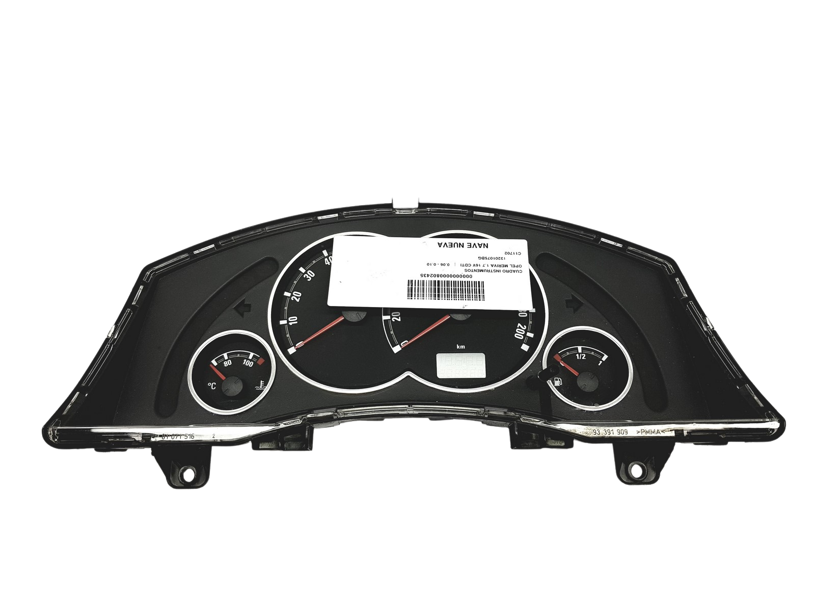 Tacho Kombiinstrument Opel Meriva A 13201075BG 110080333001 58800 main product photo
