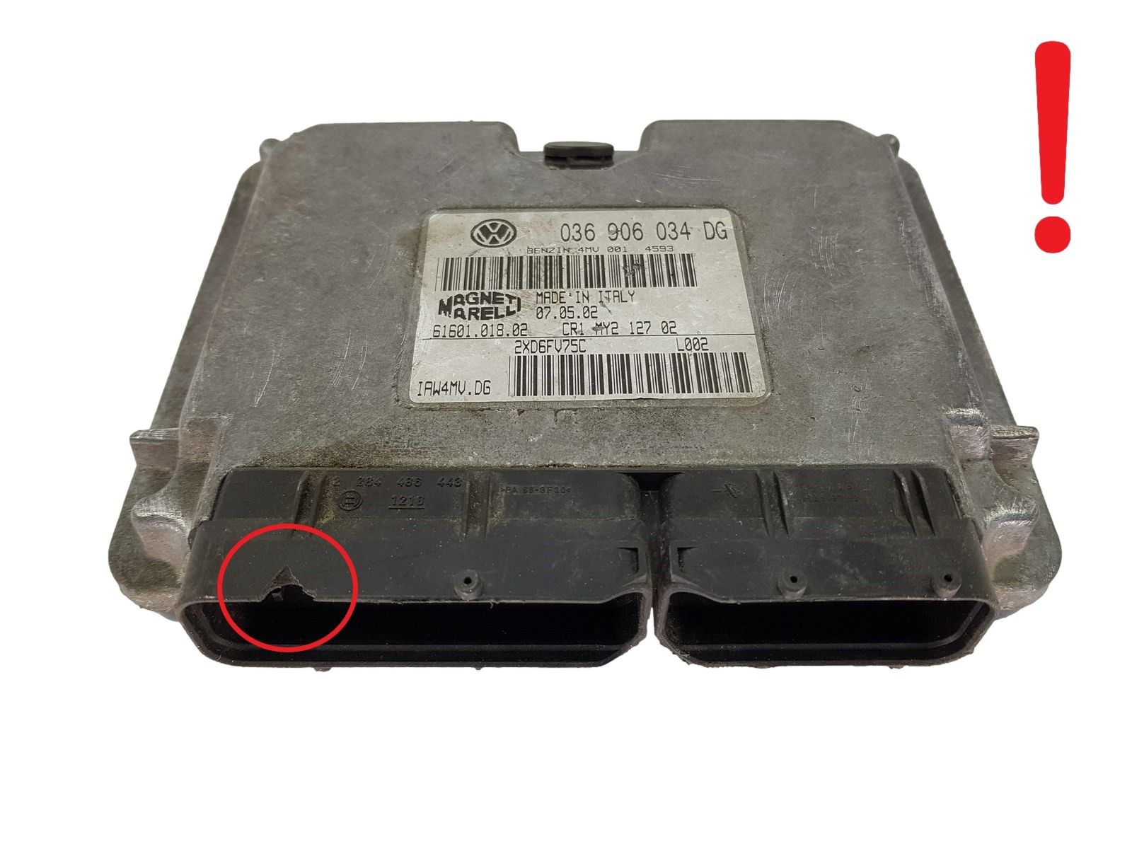 Steuergerät VW 036906034DG IAW4MV.DG 61601.018.02 Magneti Marelli 17166 main product photo