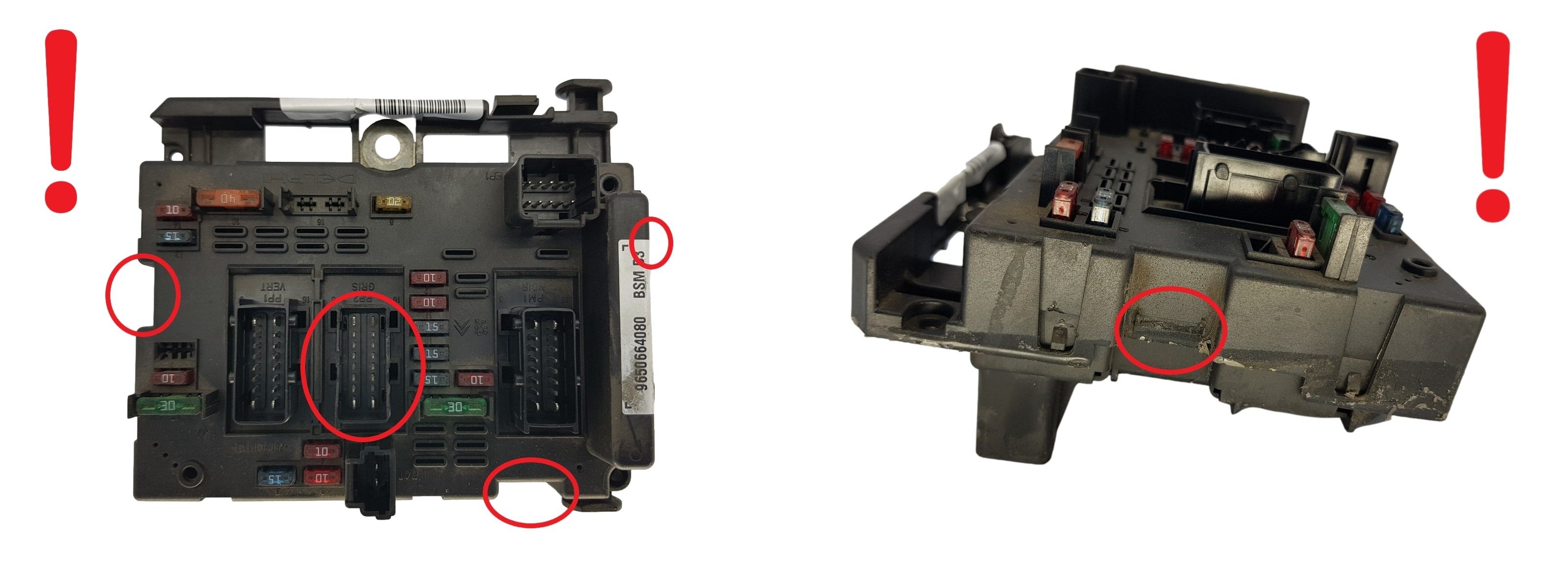 Steuergerät BSM B3 9650664080 PSA Delphi 1678 main product photo