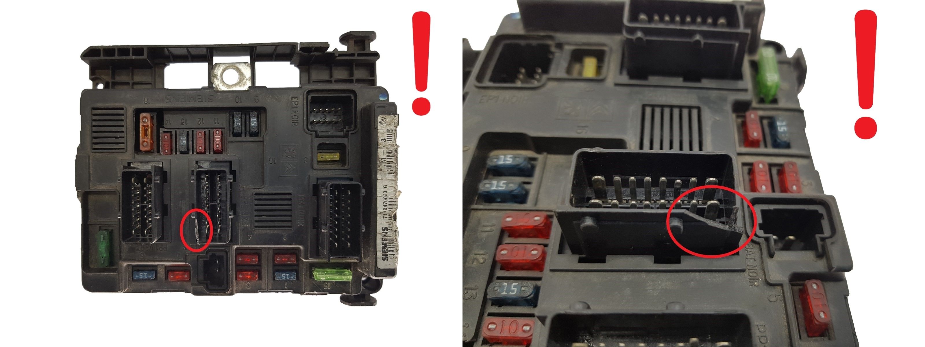 Steuergerät BSM-B3 9643498880 T118470003G PSA Siemens 2309 main product photo