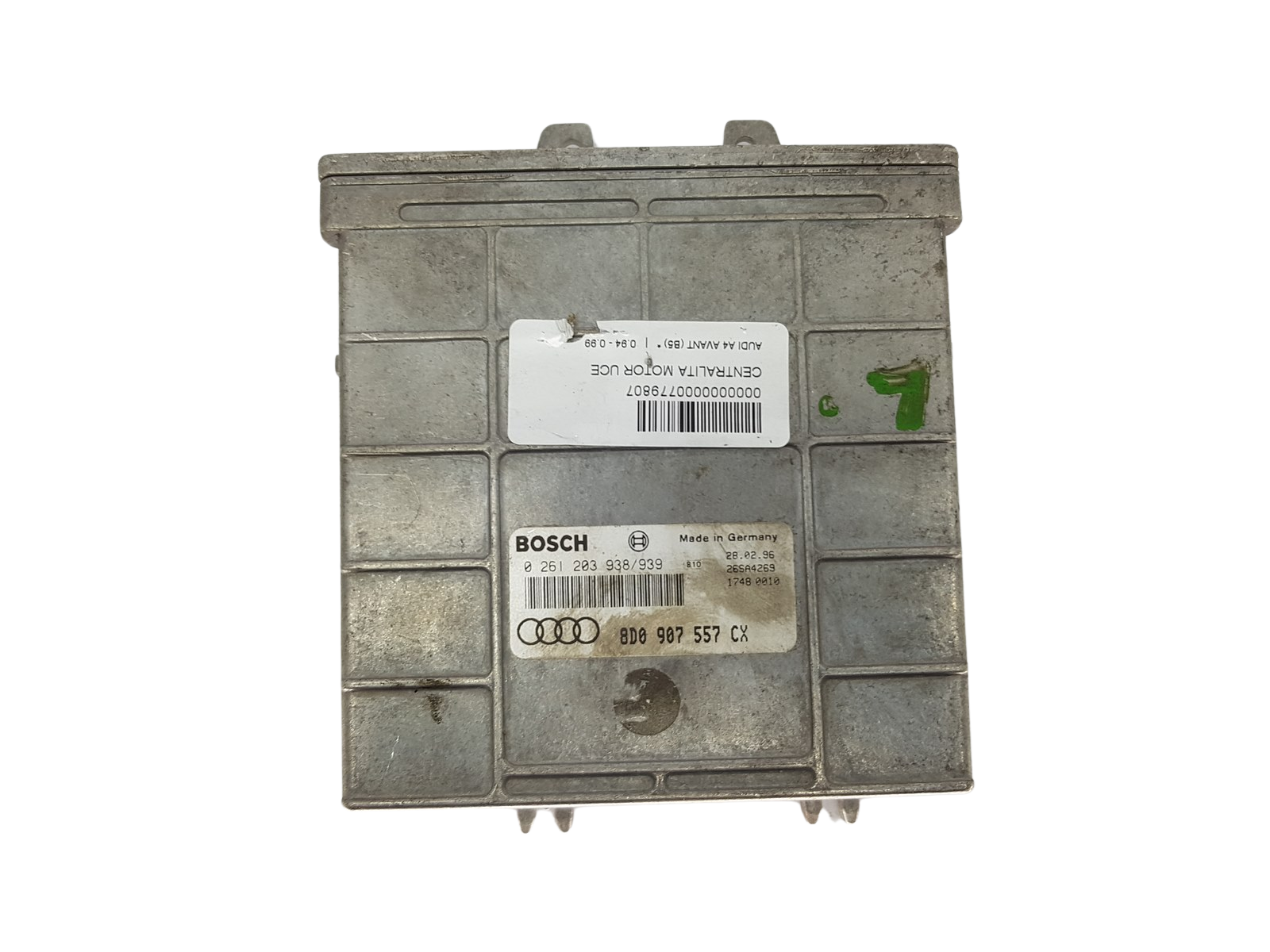 Motorsteuerung 8D0907557CX 0261203938/939 Audi Bosch 3767 main product photo