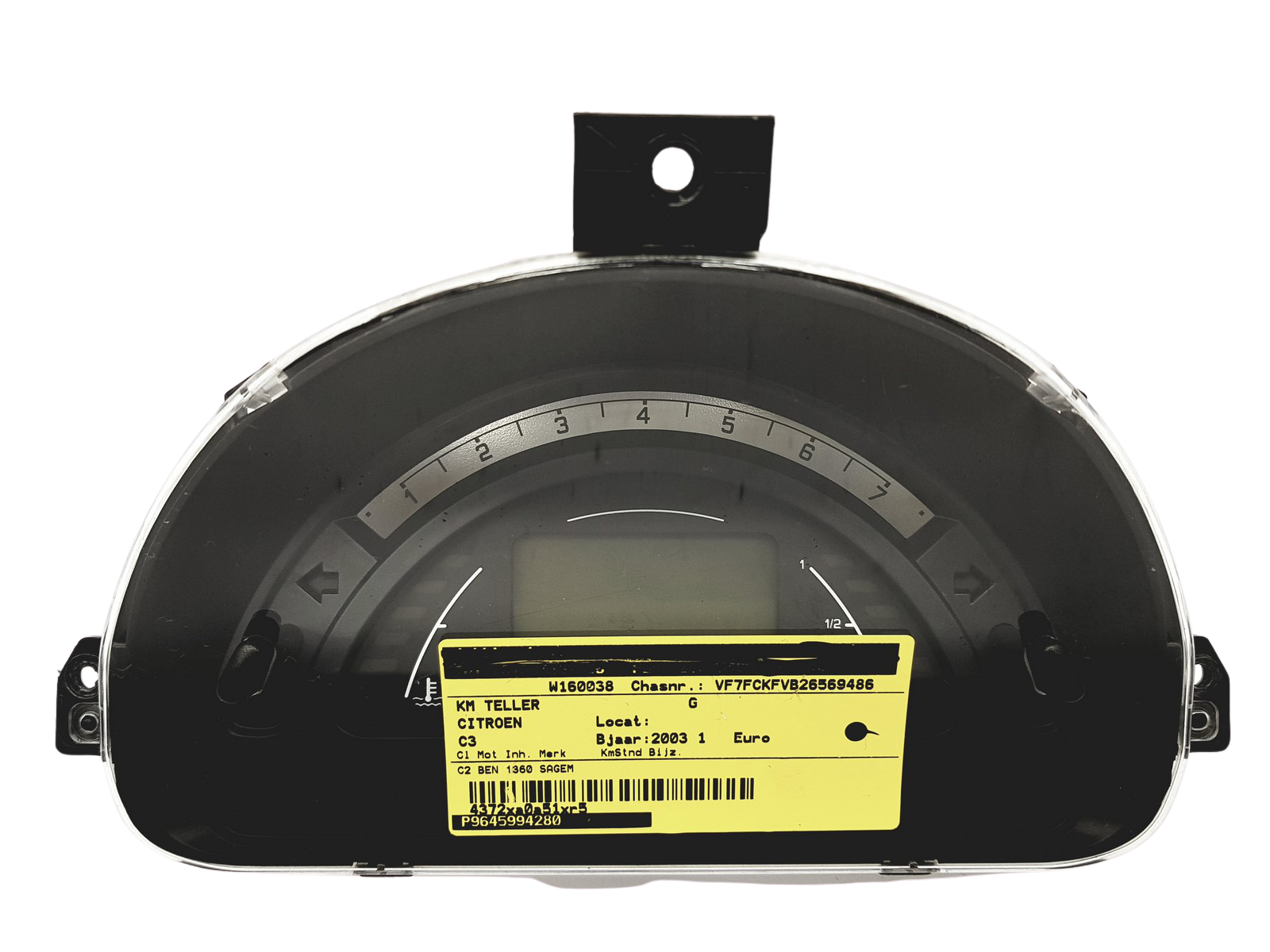 Tacho Kombiinstrument Citroen C3 9645994280 B 01 30907 main product photo